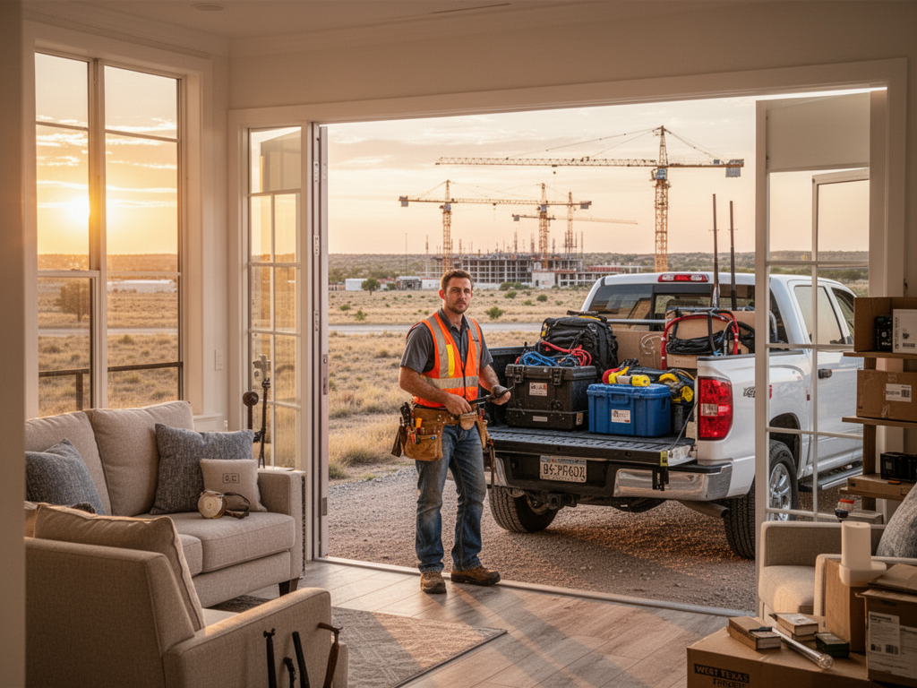 Data center infrastructure and power systems in West Texas landscape